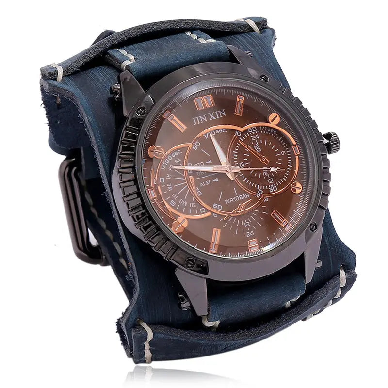 Leather Watch Personality European And American Punk - WAlMYe #