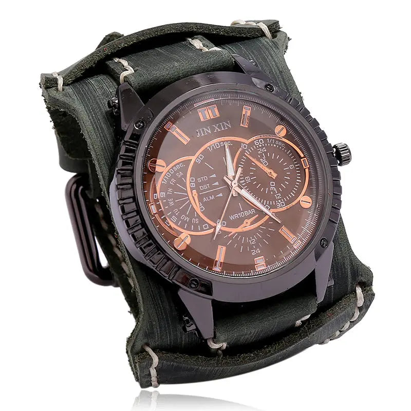 Leather Watch Personality European And American Punk - WAlMYe #