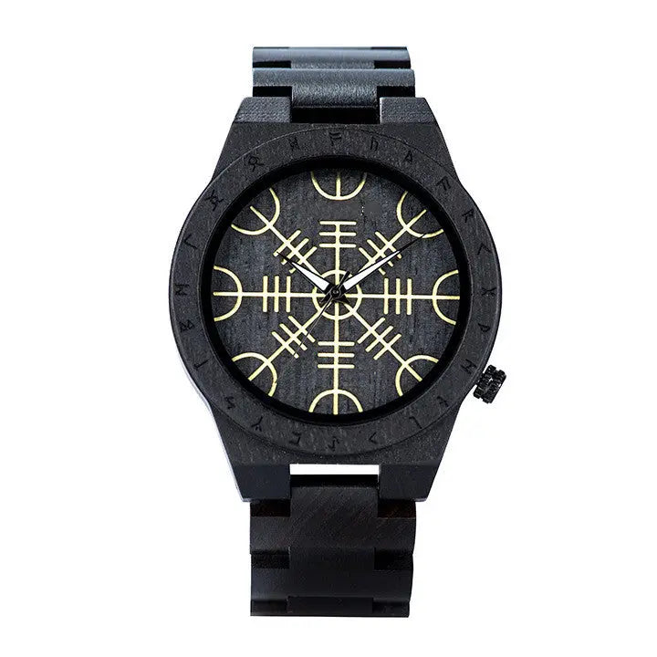 Leisure Ebony All Wood Watch - WAlMYe #