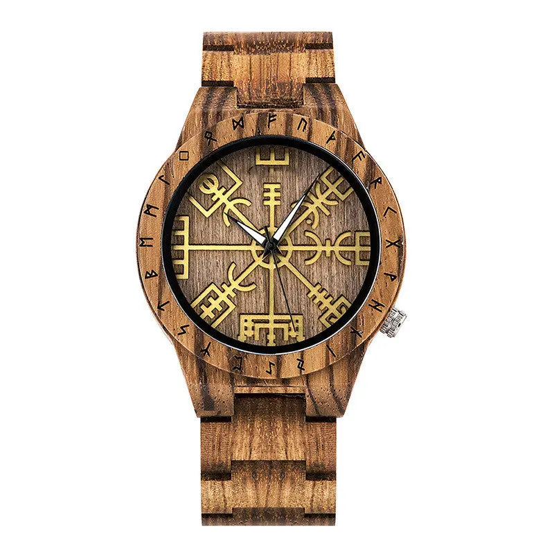 Leisure Ebony All Wood Watch - WAlMYe #