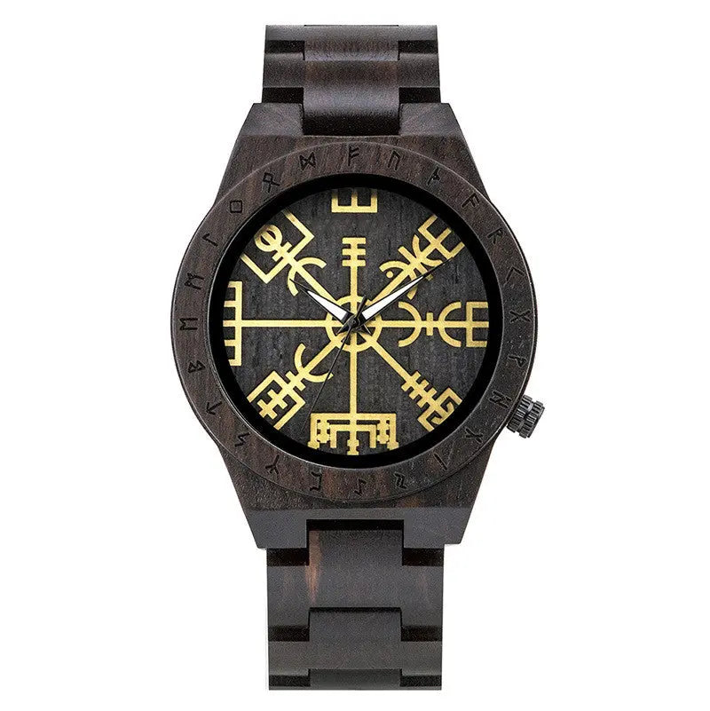 Leisure Ebony All Wood Watch - WAlMYe #