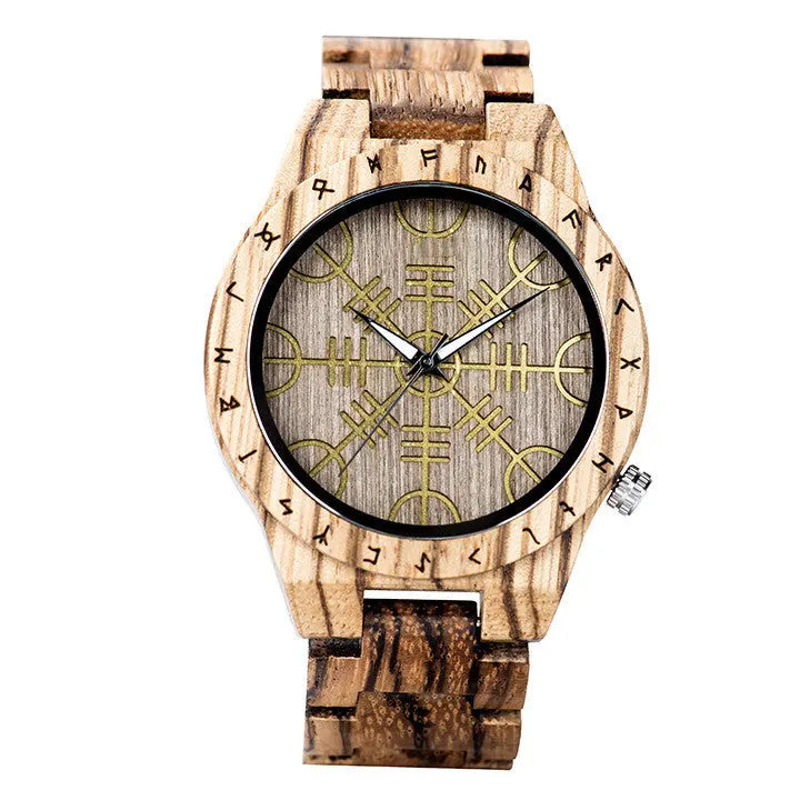 Leisure Ebony All Wood Watch - WAlMYe #