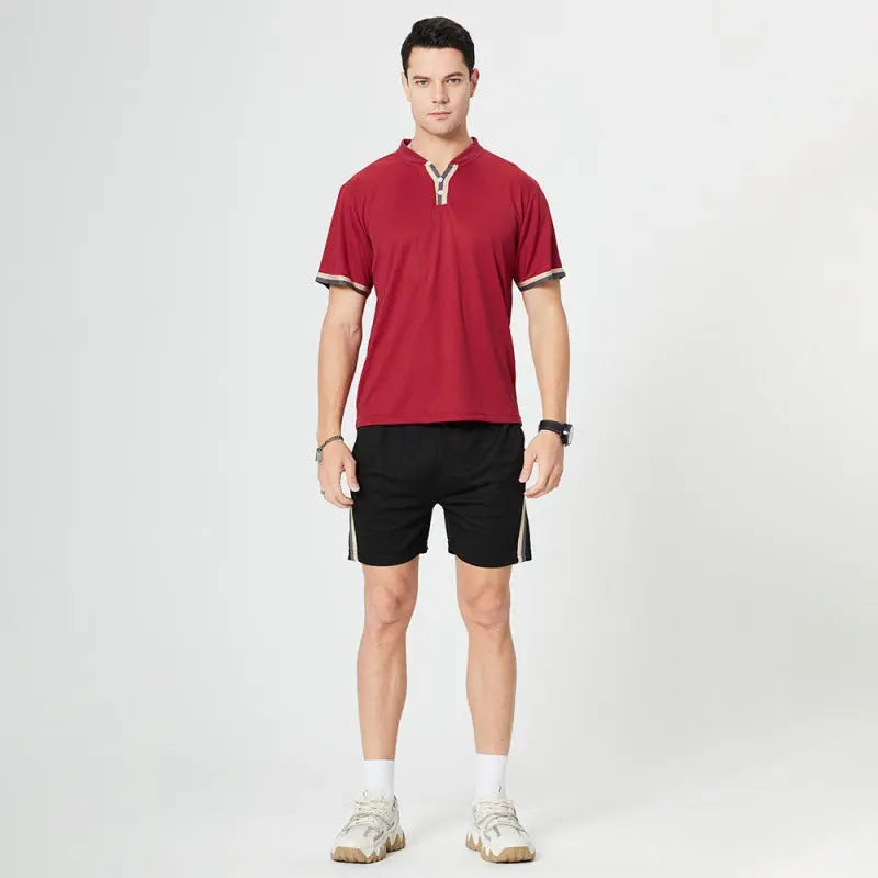 Leisure Sports Fitness Outdoor Running Two-piece Suit - WAlMYe #