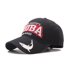 Load image into Gallery viewer, Letter Shark Embroidered Baseball Cap Duck Tongue - WAlMYe #
