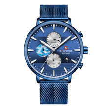 Load image into Gallery viewer, Lingxiang 9169 Mesh Strap Watch Camouflage Strap Men&#39;S Watch Waterproof Quartz Six-Hand Quartz Watch - WAlMYe #
