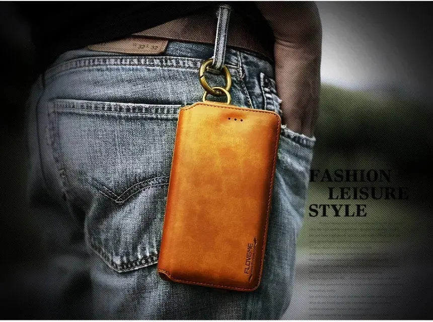 Luxury PU Leather Case For 8 Plus X XR XS Max 11 Flip Stand Wallet Cases For  8 7 Plus 6s SE Pouch Capinhas - WAlMYe #