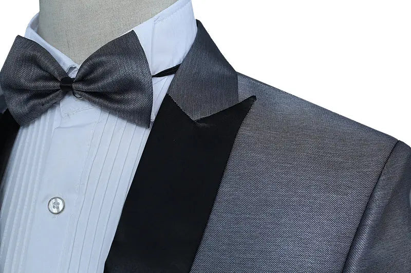 Male Dress Wedding Photo Groom Small Tuxedo Suit Suit - WAlMYe #