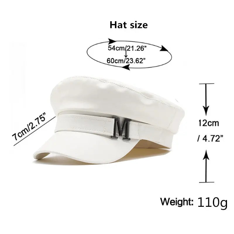 Men And Women Fashion Simple Solid Color Beret - WAlMYe #