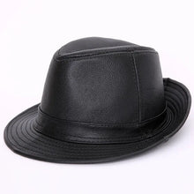 Load image into Gallery viewer, Men And Women Leather Tycoon Jazz Hat - WAlMYe #
