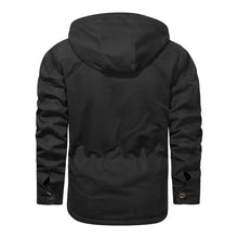 Load image into Gallery viewer, Men Cotton Jacket Winter Thick Warm Parkas Male Plus Velvet Casual Hooded Coat - WAlMYe #
