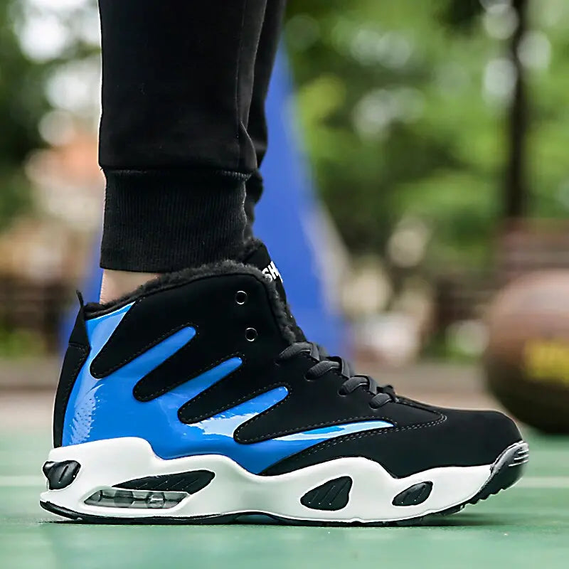 Men Sneakers Winter Plush Snow Boots Man Air Cushion Sport Shoes Zapatillas Hombre Deportiva Outdoor Men's Hiking Trekking Shoes - WAlMYe #