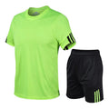 Men Sports Suit Track Suit Running Suit Gym Two Piece Quick Drying Clothes - WAlMYe #