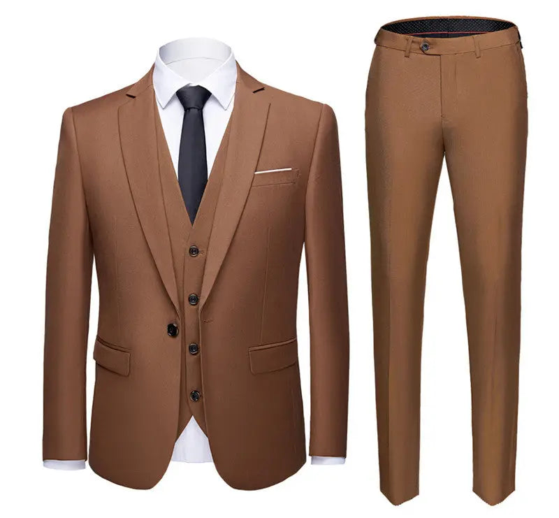 Men s Business Suits Wedding Dress Suit Set - WAlMYe #