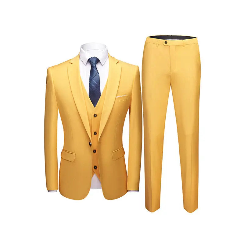 Men s Business Suits Wedding Dress Suit Set - WAlMYe #