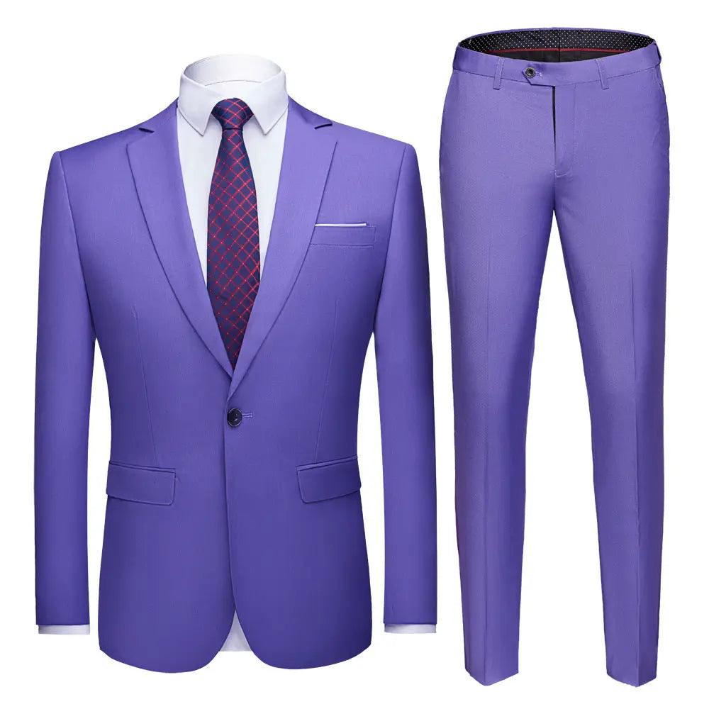 Men s Business Suits Wedding Dress Suit Set - WAlMYe #