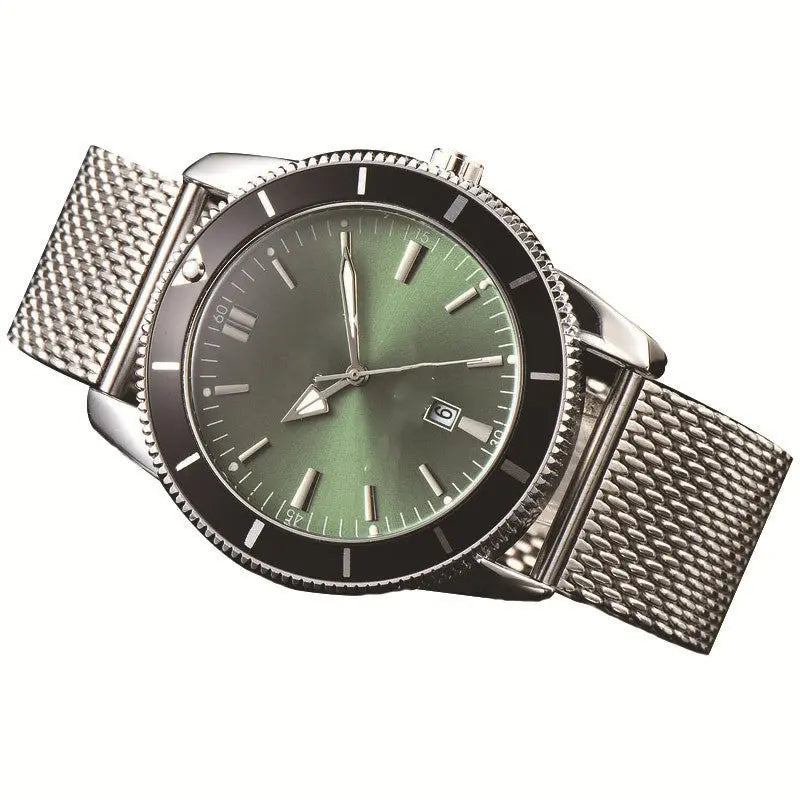 Men's 3 Hands Stylish High Quality Steel Band Quartz - WAlMYe #