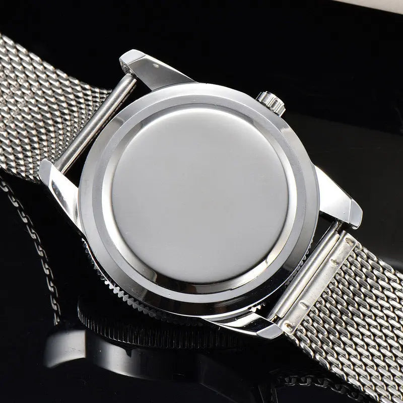 Men's 3 Hands Stylish High Quality Steel Band Quartz - WAlMYe #