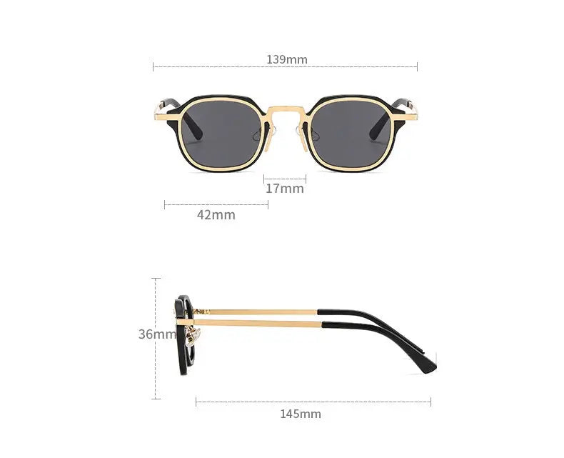 Men's And Women's 2024 Punk Box Metal PC Sunglasses - WAlMYe #