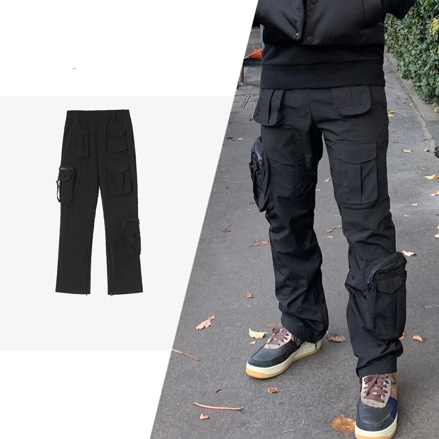 Men's And Women's Button-down Decorative Trousers - WAlMYe #