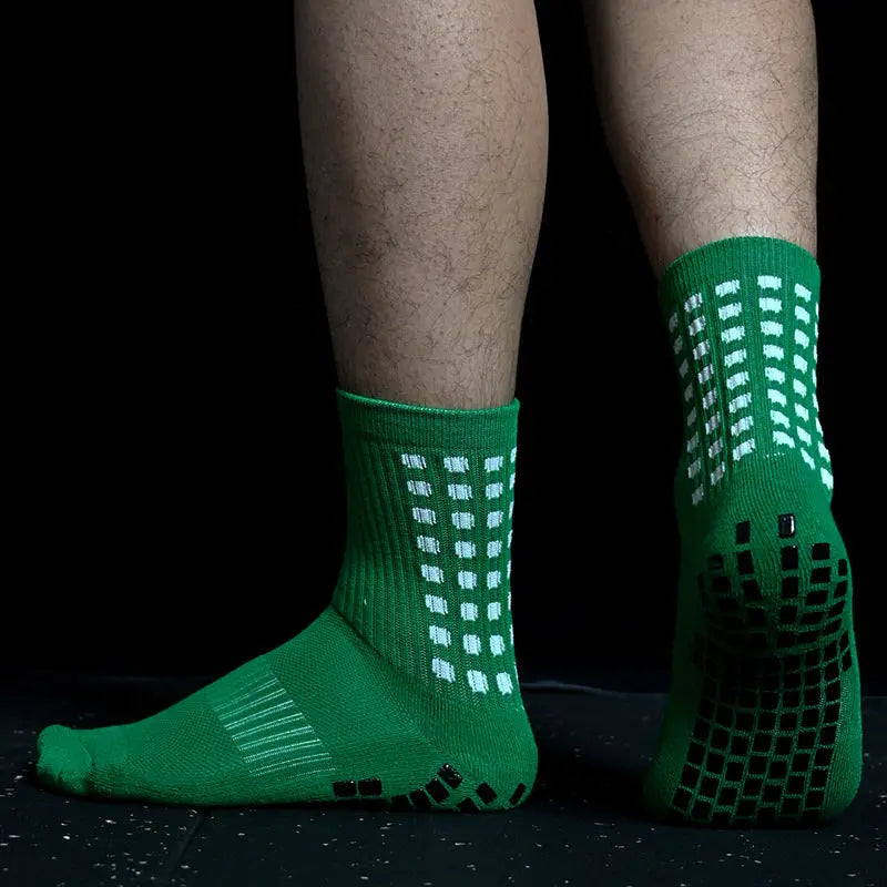 Men's And Women's Long Tube Rubber Bottom Non-Slip Sports Short Socks - WAlMYe #
