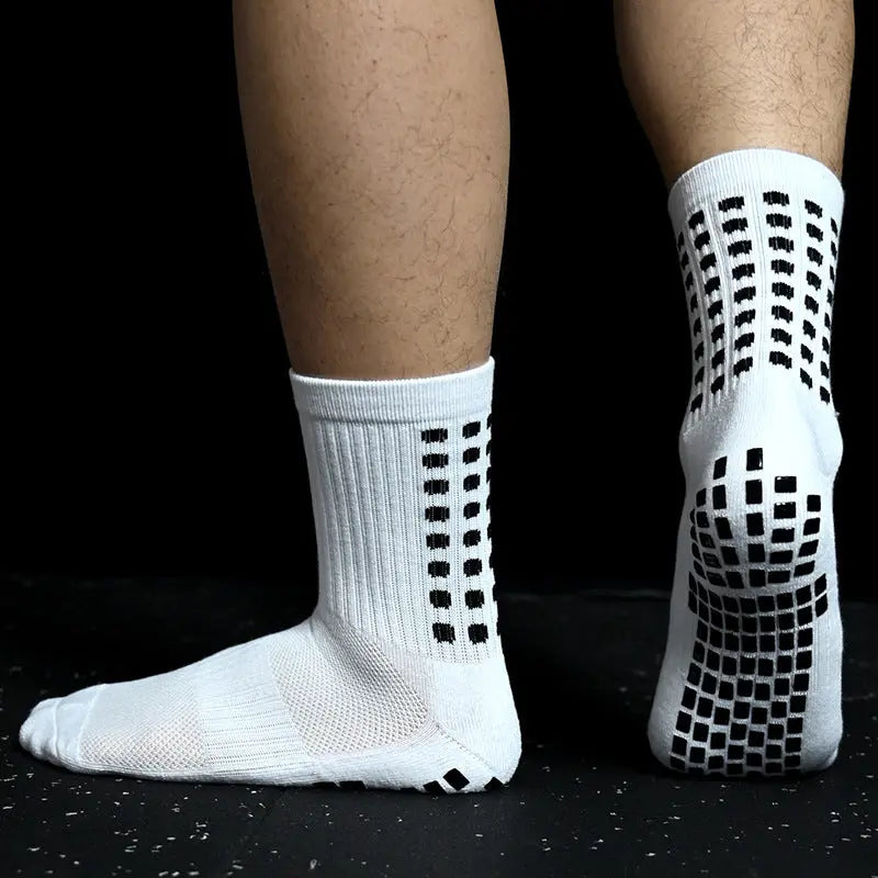 Men's And Women's Long Tube Rubber Bottom Non-Slip Sports Short Socks - WAlMYe #