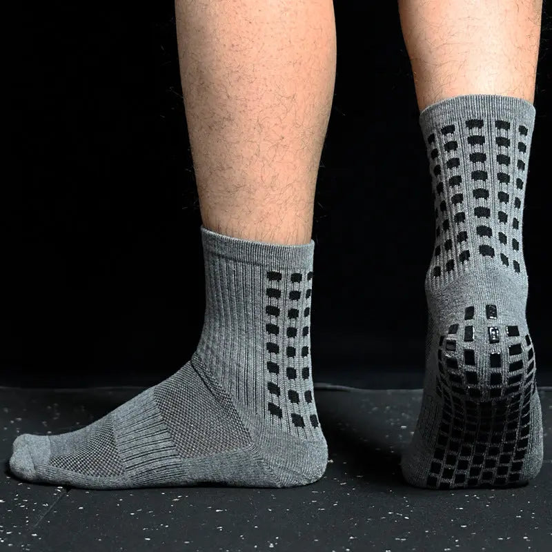 Men's And Women's Long Tube Rubber Bottom Non-Slip Sports Short Socks - WAlMYe #