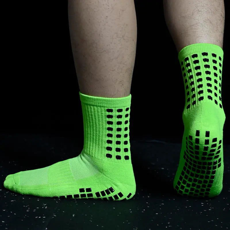 Men's And Women's Long Tube Rubber Bottom Non-Slip Sports Short Socks - WAlMYe #