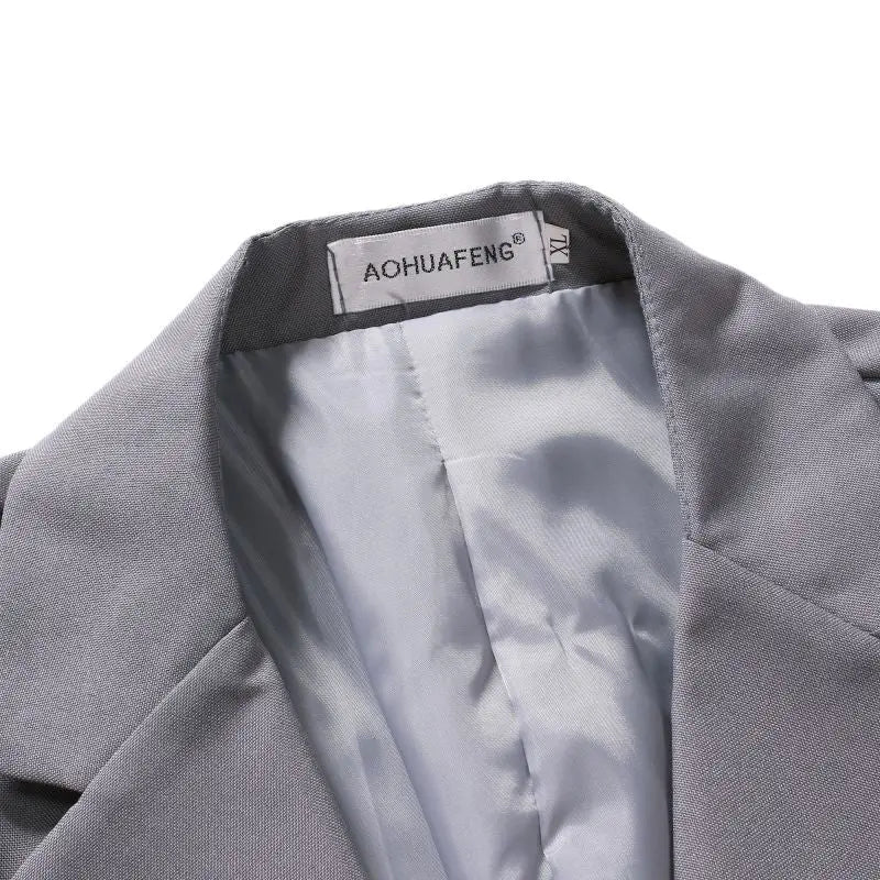 Men's Business Slim Small Suit Jacket Suit - WAlMYe #