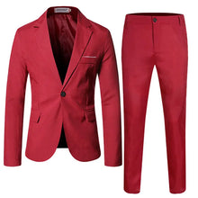 Load image into Gallery viewer, Men&#39;s Business Slim Small Suit Jacket Suit - WAlMYe #
