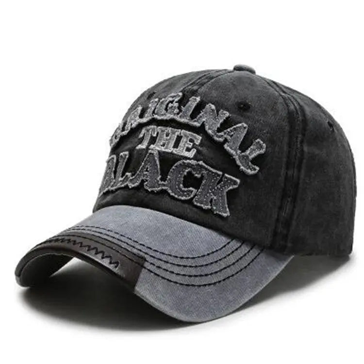 Men's Cap Cotton Letter Baseball Cap - WAlMYe #