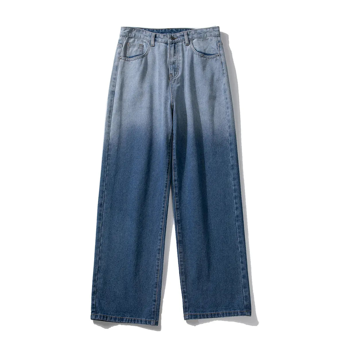 Men's Fashion Casual Straight Loose-fitting Jeans - WAlMYe #