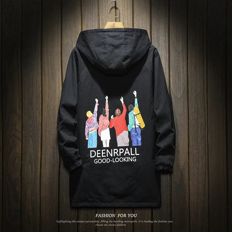 Men's Fashion Japanese Print Jacket - WAlMYe #