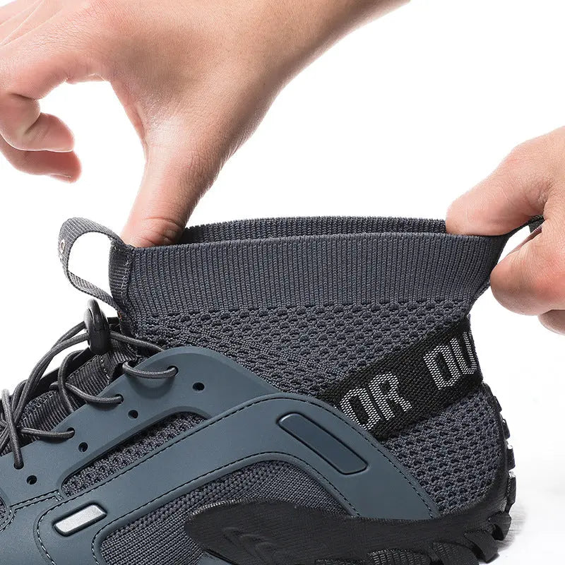 Men's Fashion Outdoor Fly Weaving Quick Dry Mesh Hiking Shoes - WAlMYe #