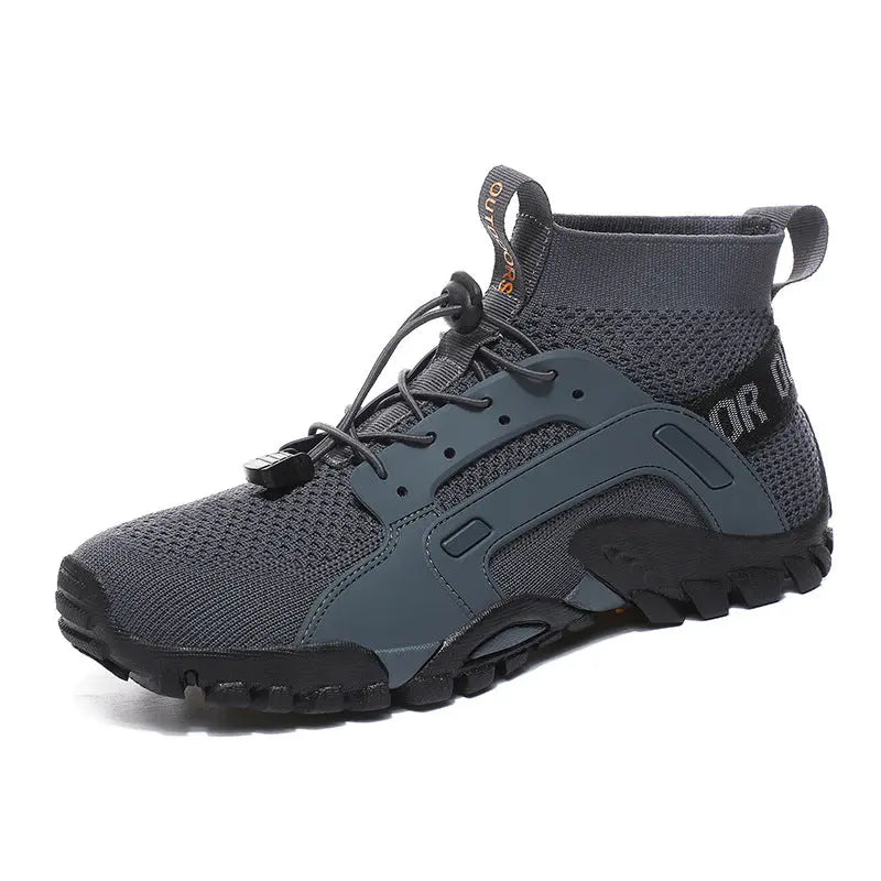 Men's Fashion Outdoor Fly Weaving Quick Dry Mesh Hiking Shoes - WAlMYe #