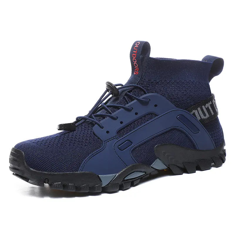 Men's Fashion Outdoor Fly Weaving Quick Dry Mesh Hiking Shoes - WAlMYe #
