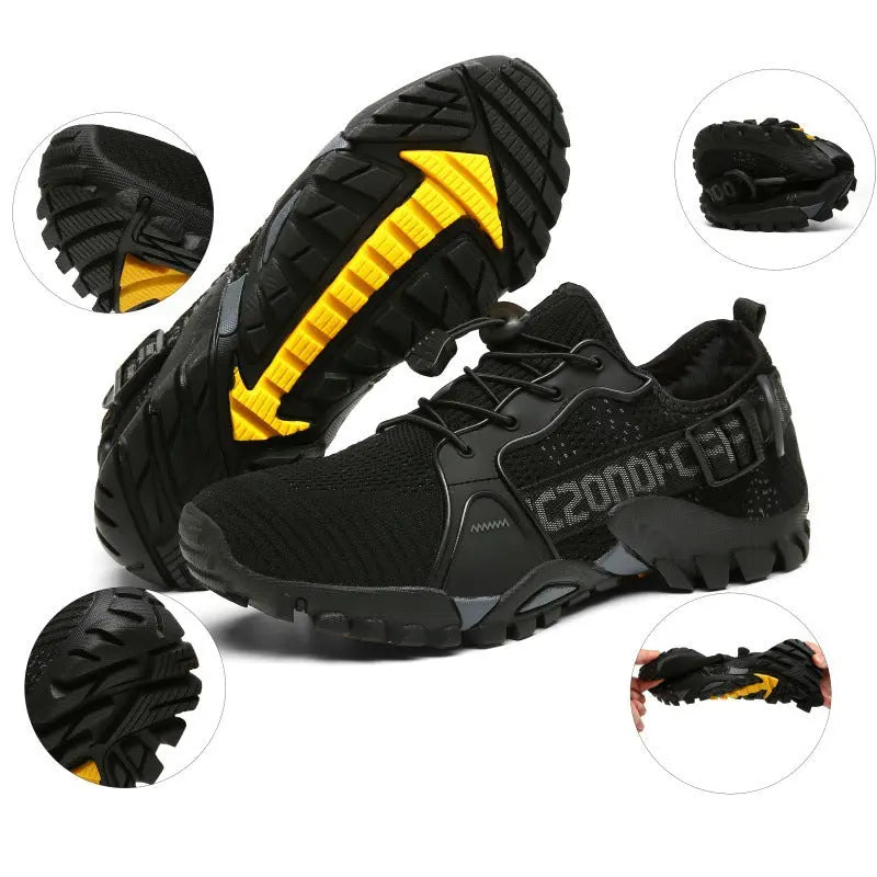 Men's Fashion Outdoor Hiking And Climbing Sports Casual Mesh Shoes - WAlMYe #
