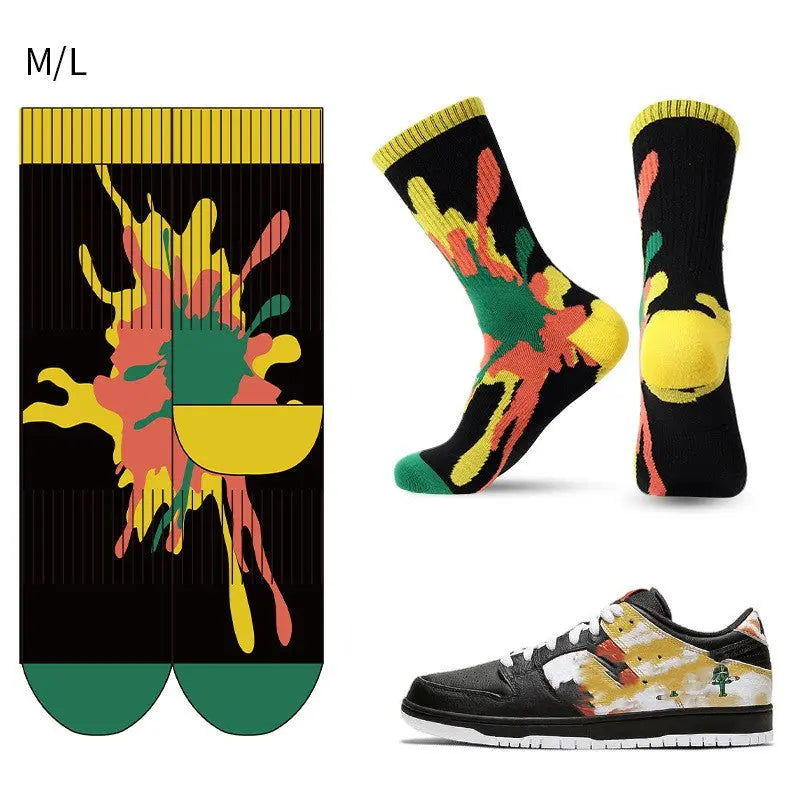 Men's Fashion Running Basketball Sports Socks - WAlMYe #