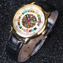 Load image into Gallery viewer, Men&#39;s Fashion Skeleton Automatic Belt Mechanical Watch - WAlMYe #
