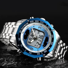 Load image into Gallery viewer, Men&#39;s Fashion Solar Multifunctional Steel Strap Watch - WAlMYe #
