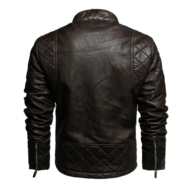 Men's Fashion Trendy Men Autumn And Winter Leather Jackets - WAlMYe #