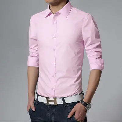Men‘s French Dress Shirt formal Tuxedo Shirts - WAlMYe #