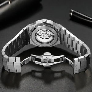 Men's Fully Automatic Mechanical Movement Fashionable Business Watch - WAlMYe #
