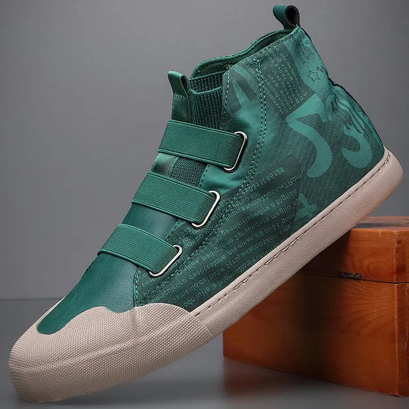 Men's High-top Camouflage Canvas Shoes Youth Fashion Casual Shoes - WAlMYe #
