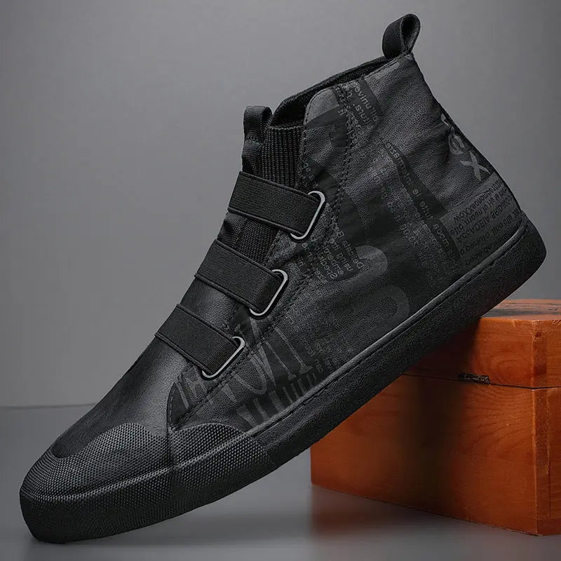 Men's High-top Camouflage Canvas Shoes Youth Fashion Casual Shoes - WAlMYe #