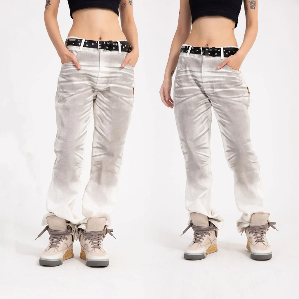 Men's High-waist Gradient Casual Jeans - WAlMYe #