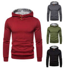 Load image into Gallery viewer, Men&#39;s Hooded Pan Buckle Pullover Sweater - WAlMYe #
