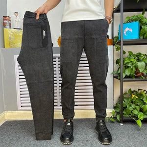 Men's Jeans Trend Small Feet Casual Trousers - WAlMYe #