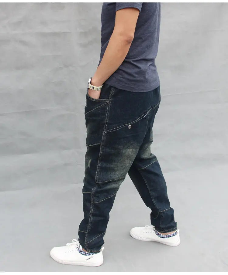 Men's Loose Oversized Harlan Jeans - WAlMYe #