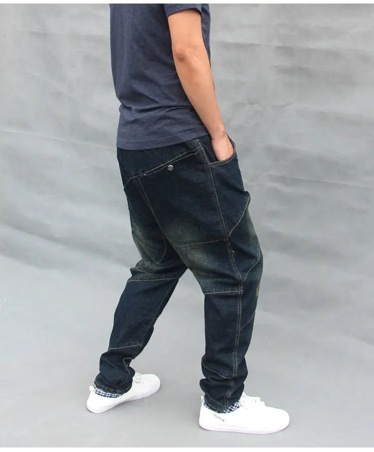 Men's Loose Oversized Harlan Jeans - WAlMYe #
