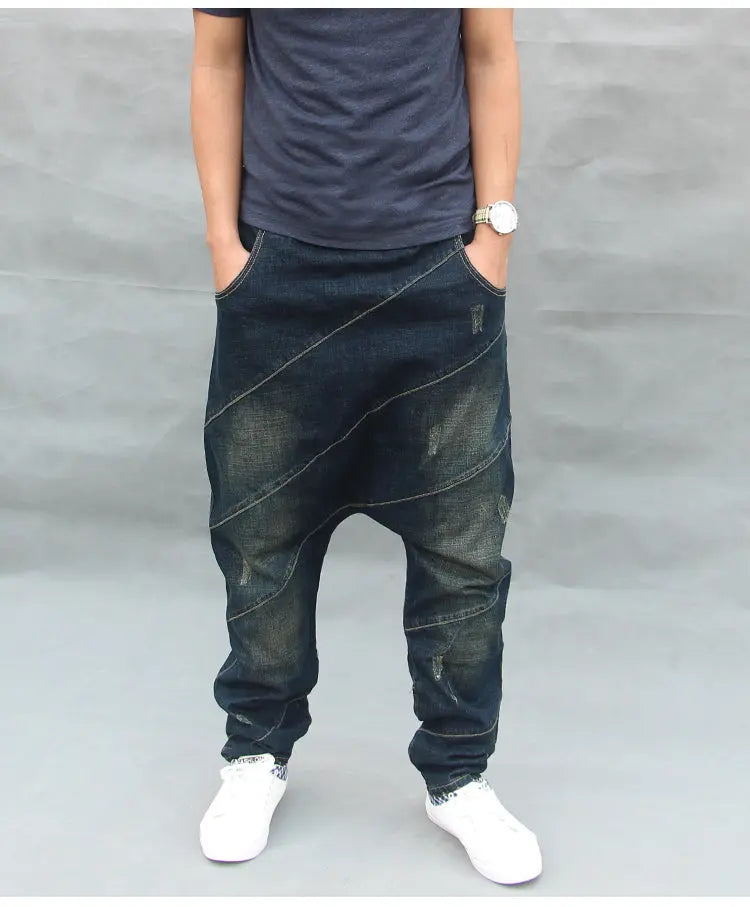 Men's Loose Oversized Harlan Jeans - WAlMYe #